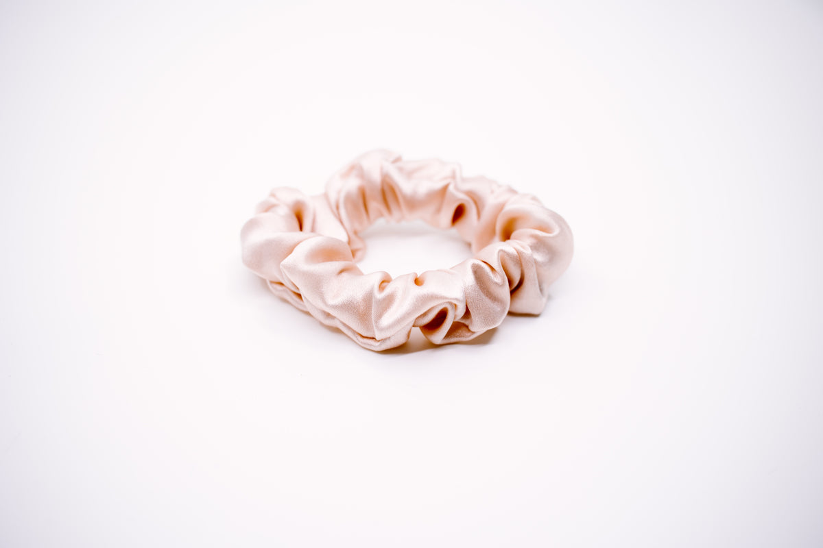 Nude Natural Silk Scrunchie